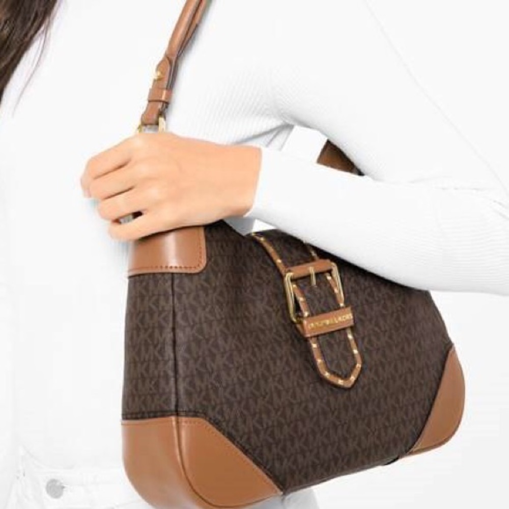 Authentic Brown Michael Kors Purse NWT “Lillian”